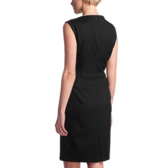 Hugo Boss Dapeplina Black Peplum Sheath Dr… - Picture 2 of 8